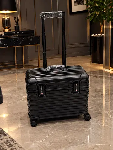 Rimowa black pilot  hard-shell carryon suitcase (small/ cabin size) with spinner wheels