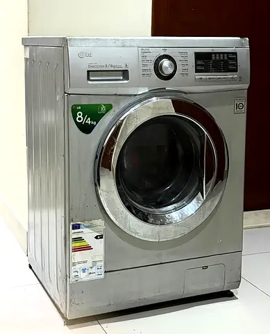 LG front load washer 8kg wash / 4kg dry (combo) - used, working