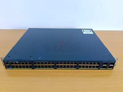 Cisco Catalyst 2960-X 48-Port Rackmount Network Switch (Used).