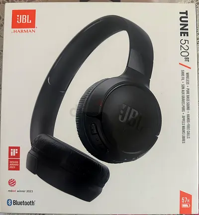 JBL Tune 520BT Bluetooth On-Ear Headphones – Brand New in Box