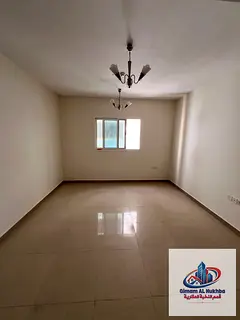 2nd tenant 1BR in Al Butina, premium finish, central AC/gas, free parking, 8 payments, cheque deposi