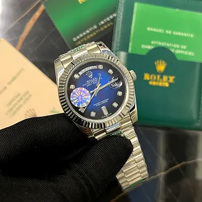 Rolex automatic sapphire glass mens watch