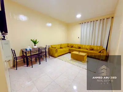 Two bedrooms and a living room, fully new furnishings, two bathrooms, high-end finishing, balcony with an open view, central air conditioning, prime l