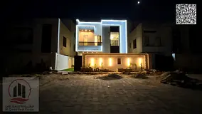 For sale, a villa in Ajman Al Zahia , 5 master rooms, a Majles room, a hall, maid room, freehold for