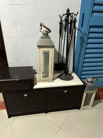 Free Shoe cabinet dark brown
