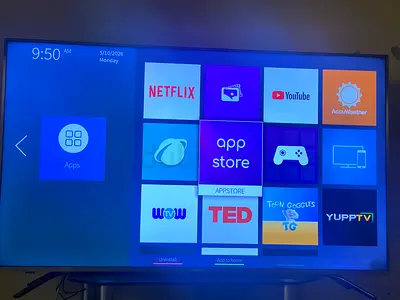 Smart LED TV with Built-in App Store and Streamfing Apps - Good Condition