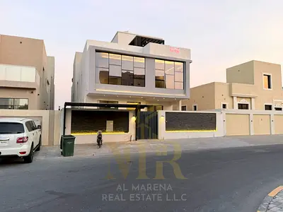 فيلا مميزة للبيع في الزاهية – عجمان | 5 غرف ماستر | طابقان + روف | 3,800 قدم بناء | شامل رسوم التسجيل