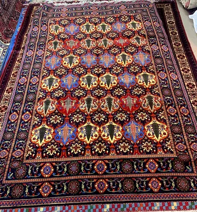 Handmade vintage and tribal area , brand new carpet ,100% wool carpet size 2.00 by 3.00