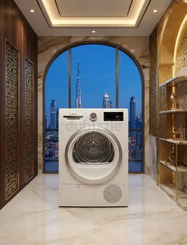 Bosch Heat Pump Front Load Tumble Dryer – White, Good Working Condition