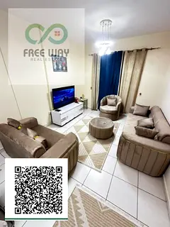 Two-bedroom apartment with a living room, furnished, in a prime location on King Faisal Street, next