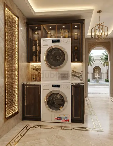 Miele Stacked Washer & Dryer Set – Good Working Condition