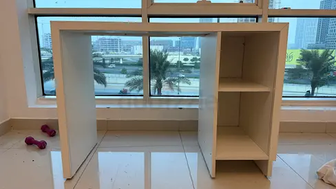 ‼️urgent sale White modern console table / sofa table in good condition customized one high quality