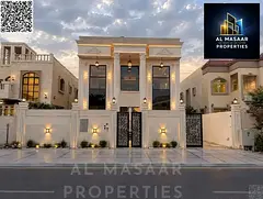 Classic villa in Al Muwaihat 1, prime location close to all services, with a private pool, freehold 