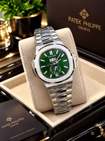 Patek Philippe Nautilus Annual Calendar – Green Dial | Luxury Automatic Watch