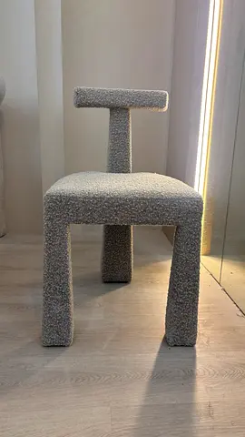 Designer chair modern accent chair/stool – light grey