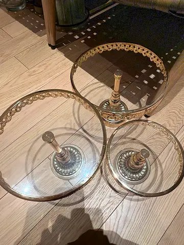 Cake display pedestals