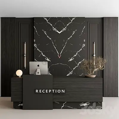 Custom Reception Counters + Free 3D Render