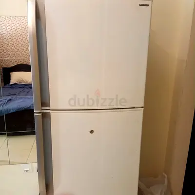 Whirlpool White Double-Door Refrigerator - Good Working Condition fresh food compartment need repair