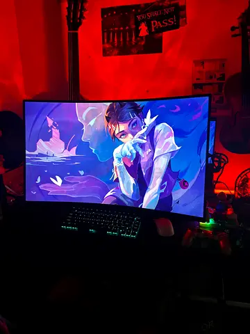 legion 5pro with lg ultra gear monitor ,keyboard and ps4 controller