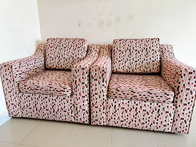 Pair of Upholstered Single-Seater Armchairs - Good Condition