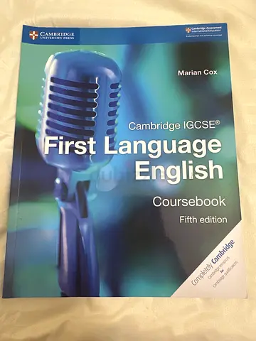 Cambridge IGCSE First Language English Coursebook – 5th Edition | Like New