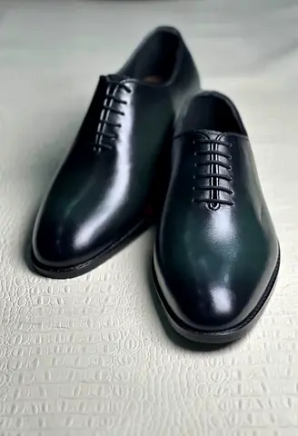 Classic Black Leather Oxford Shoes - Men’s Formal Dress Shoes