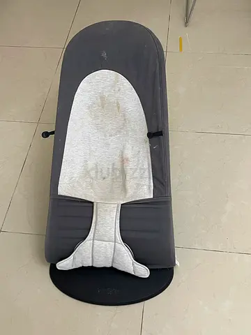 Used Baby Bouncer / Rocker - Grey, Gently Used