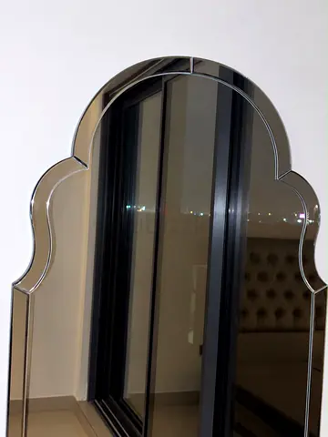 Large Moroccan Arch Full-Length Mirror – Smoked/Bronze Glass – AED 650