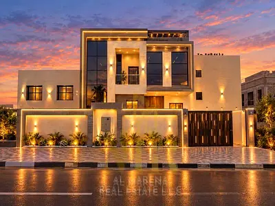 Distinctive villa for sale in Al Helio 1 – Ajman | 4 master bedrooms | Two floors | Large courtyard