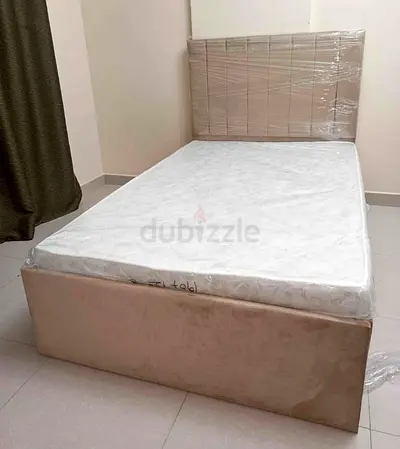 New Double Bed With Mattress For Sale