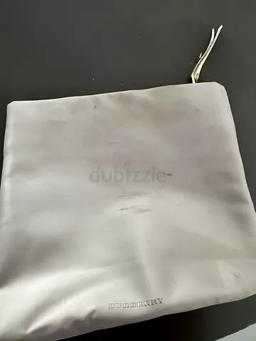 Pre-owned Burberry Dust/Storage Bag — Light Grey, drawstring