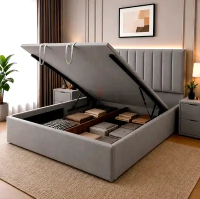 Hydraulic Storage King Size Bed Frame 180*200Cm available