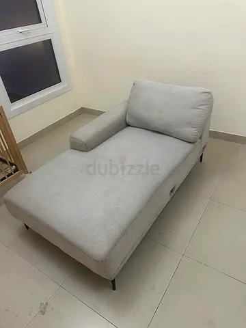 Two seater chaise sofa// JVC Dubai