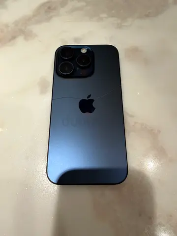 iPhone 15 Pro - Blue (back glass cracked abit) - perfect working condition , it comes with case too
