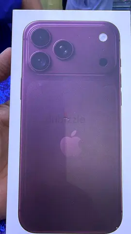 IPHONE 18 PRO MAX 256GB BURGUNDY PHYSICAL + E-SIM BOX PACKED