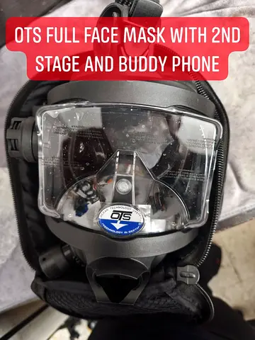 OTS FULL Face Mask with communication and 2nd Stage Scuba Regulator - BRAND NEW!