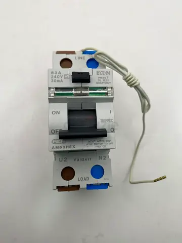 Eaton MEM Residual Current Circuit Breaker 63A 2-Pole 30mA – AM63HEX