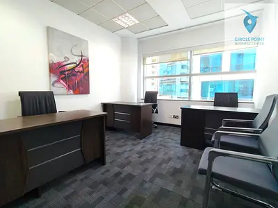 No Commission | Fully Furnished Executive Office for Rent in Port Saeed, Deira
