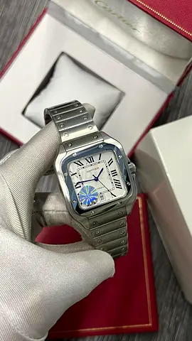 Cartier santos mens automatic watch