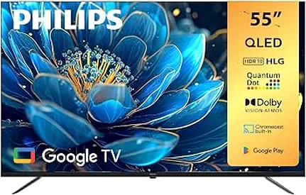 Philips 55 inch TV Smart QLED - 4K - 60Hz, 55PQT8169