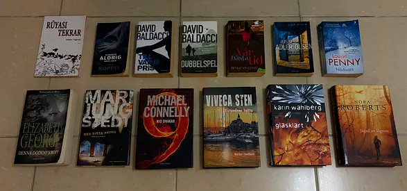 13 Swedish & Turkish Crime & Thriller Books Bundle