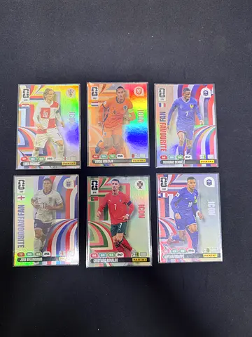 Panini FIFA World Cup 2026 Adrenalyn XL 6 Card Lot – Ronaldo Mbappe Bellingham