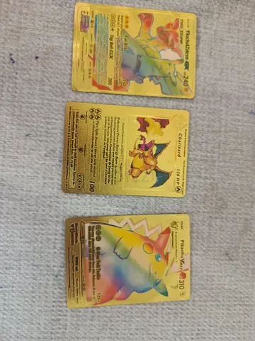 Rare Pokemon cards 3 x super duper collectibles rainbow cards are extra