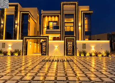 5-Bedroom Villa for Sale in Al Zahia, Ajman Villa for Sale in Al Zahia The kitchen is equipped with essential appliances and connects directly to th