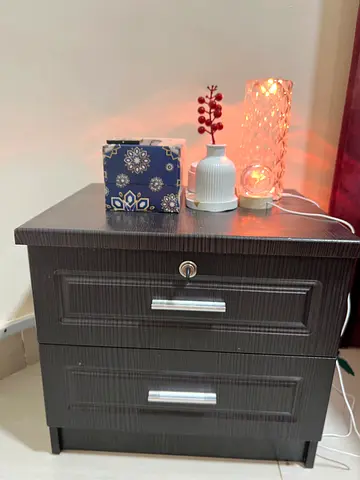 Nightstand Set for Sale – 2 Pieces Dark Brown