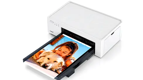 Instant Photo Printer Liene Amber - Compact Wireless Color Printer (Unopened)