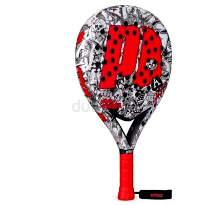 New Rocket Tattoo Padel Racquet | Carbon Tech Frame with EVA Balance Core for Control, Spin & Pe