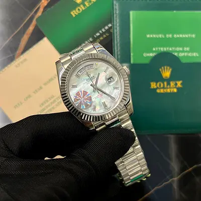 Rolex automatic sapphire glass mens watch