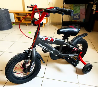 Muddy Fox 14 inch Kids Cycle for 2 to 6 Years with Training Wheels