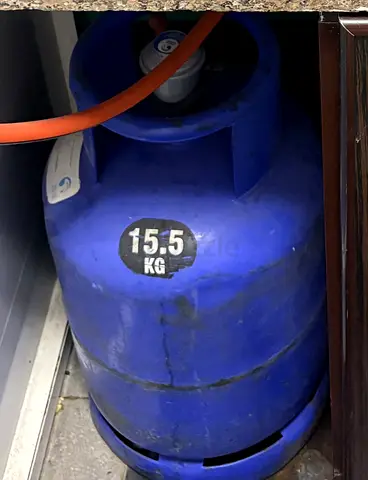 ADNOC Gas Cylinder 25 lbs (Half Filled) with New Regulator Hose - Good Condition